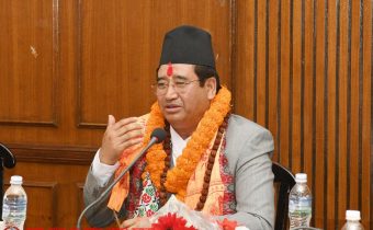 Jeebanram Shrestha Minister for Culture Tourism and Civil Aviation