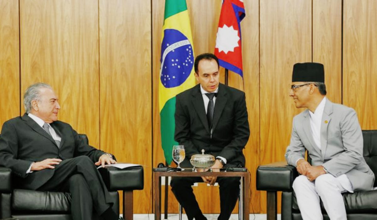 Nepal’s ambassador to Brazil presents credentials