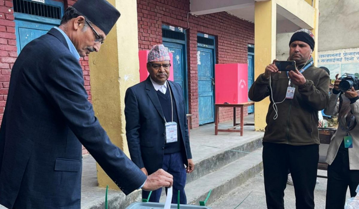 Speaker Sapkota votes