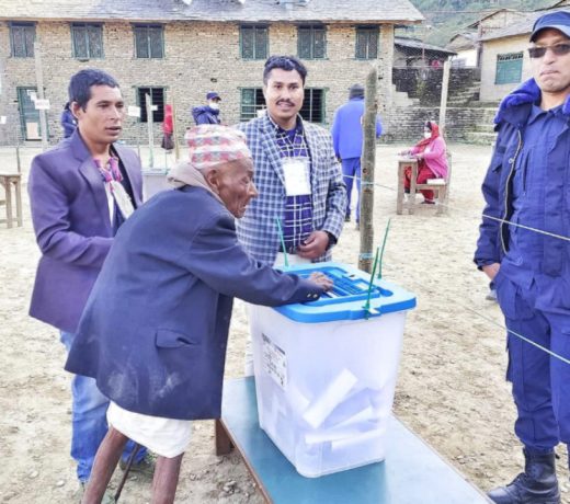 107-year-old votes in Myagdi