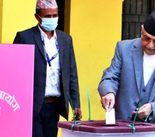 Election peaceful: leader Oli