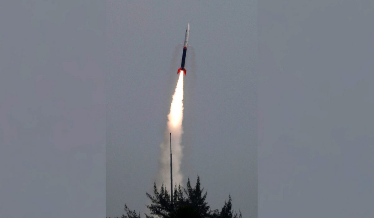 First privately built Indian space rocket launches