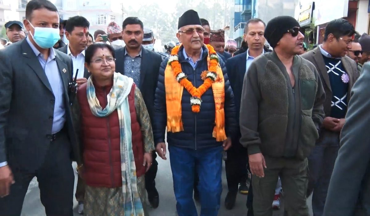 “It is not an ordinary election,” says KP Sharma Oli