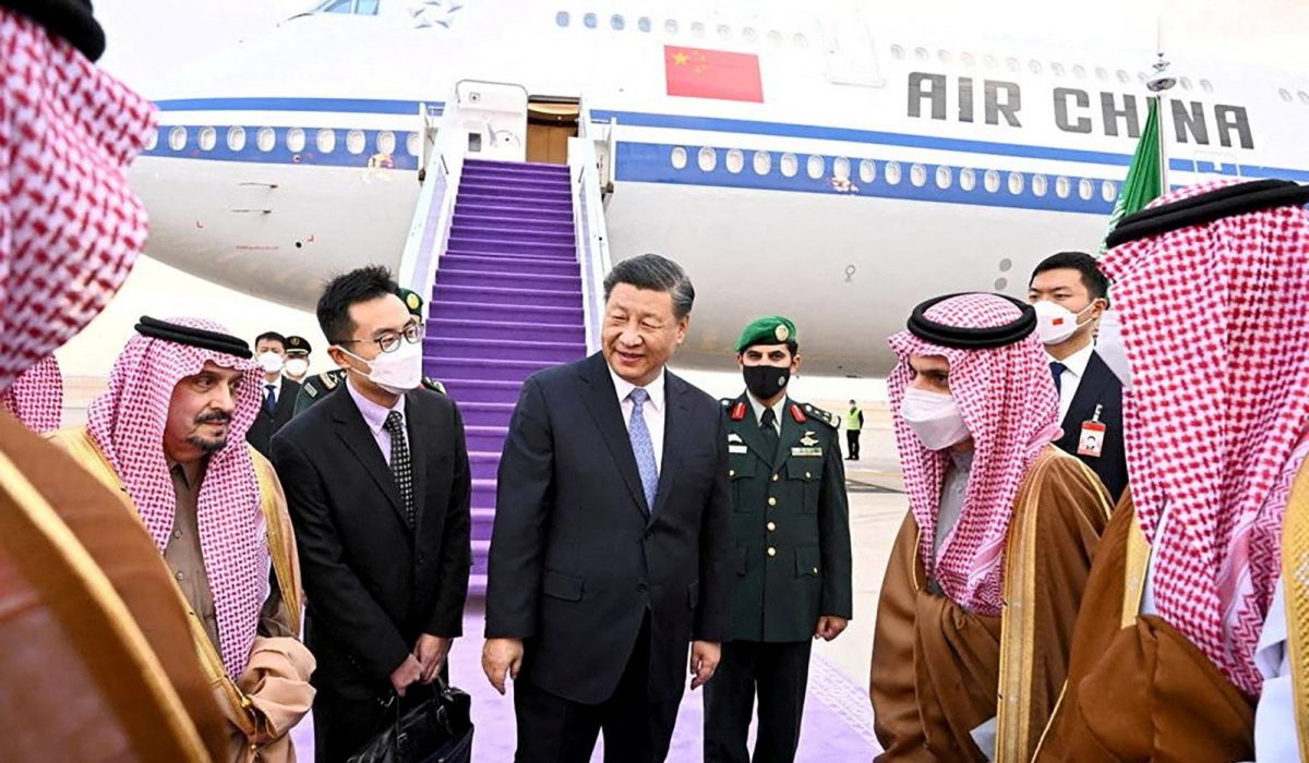 Chinese President Xi Jinping lands in Riyadh