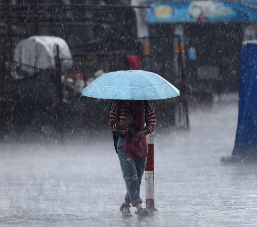 Persistent monsoon triggering extended rainfall in Nepal